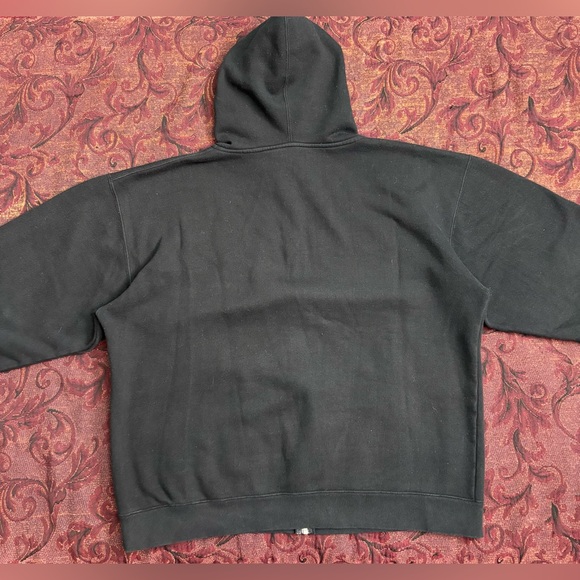 Boxy Blank Zip Up Hoodie - Picture 3 of 5